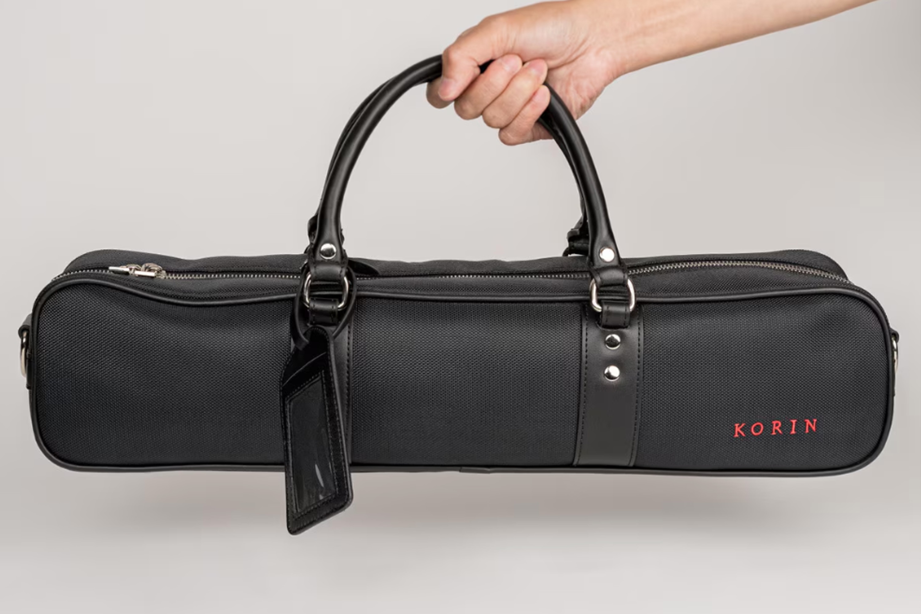 Knivtaske, sort nylon