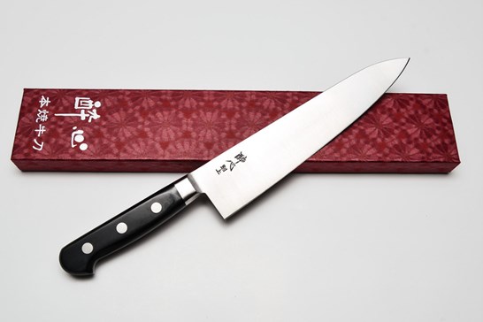 Kokkekniv gyutou, japansk carbon, 18 cm, Suisin