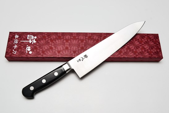 Kokkekniv gyutou, japansk carbon, 21 cm, Suisin