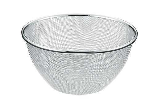 Dørslag med net, kraftigt, rustfrit stål