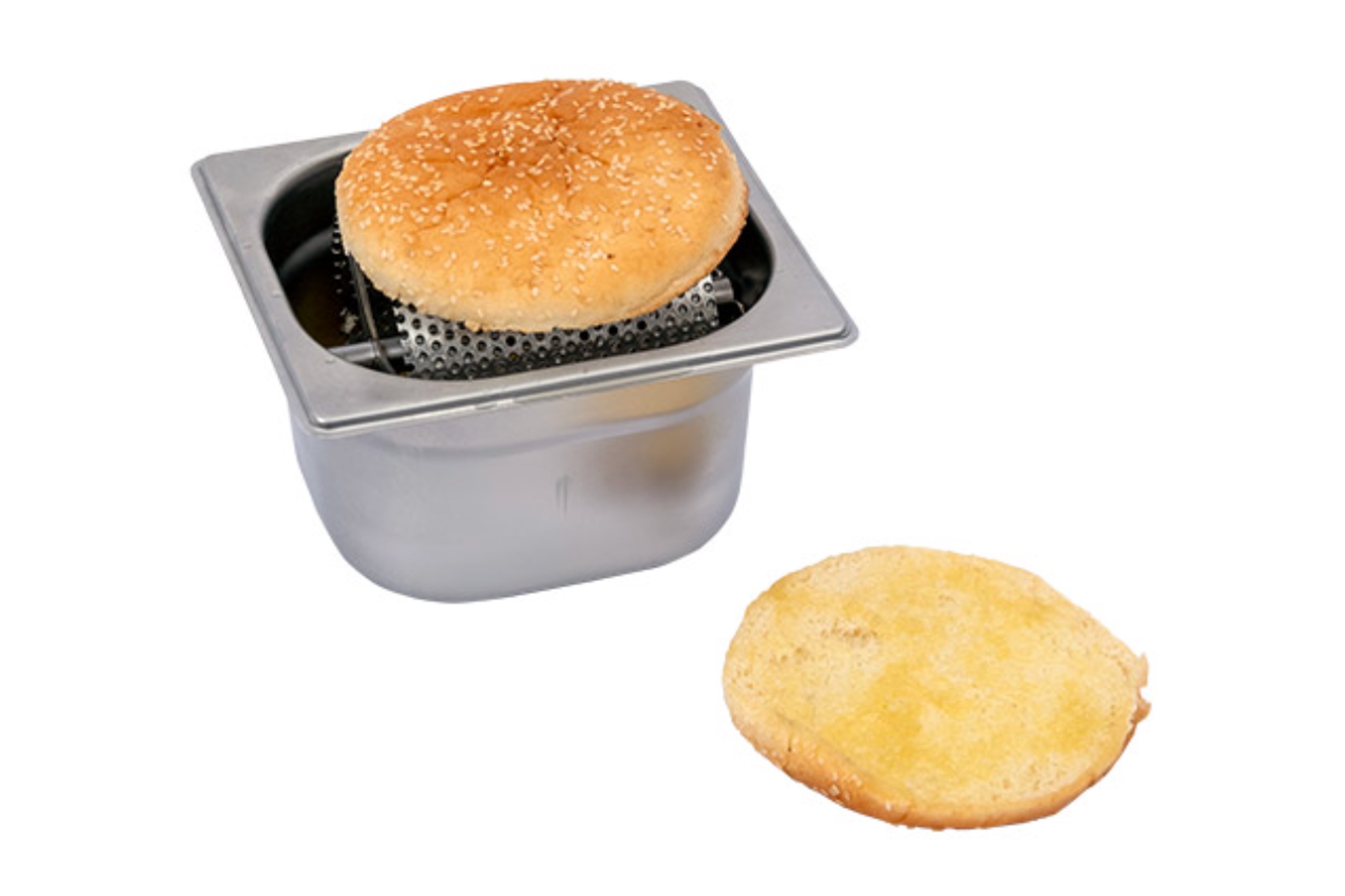 Smørhjul, rustfrit stål, GN 1/6