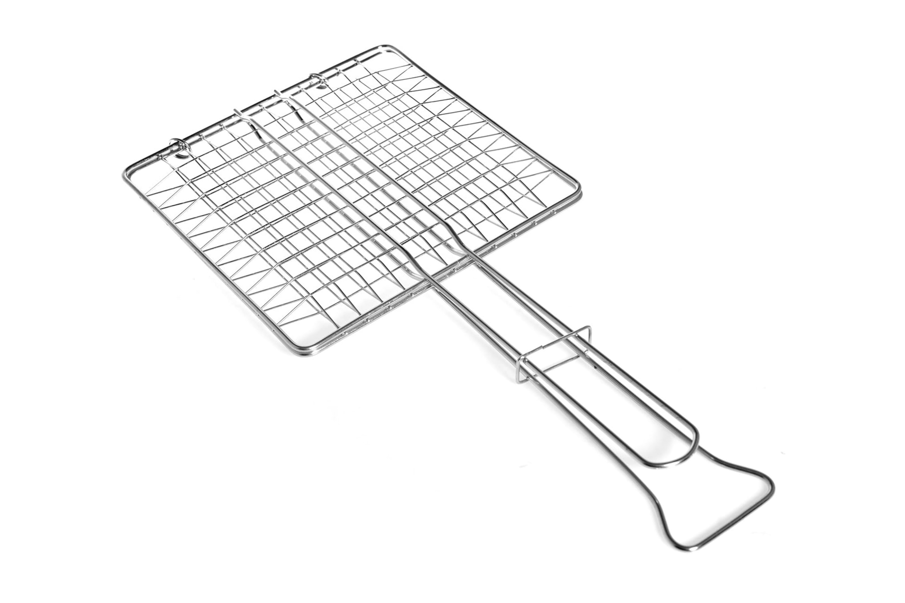 Grillrist, forkromet jern, 27x27 cm