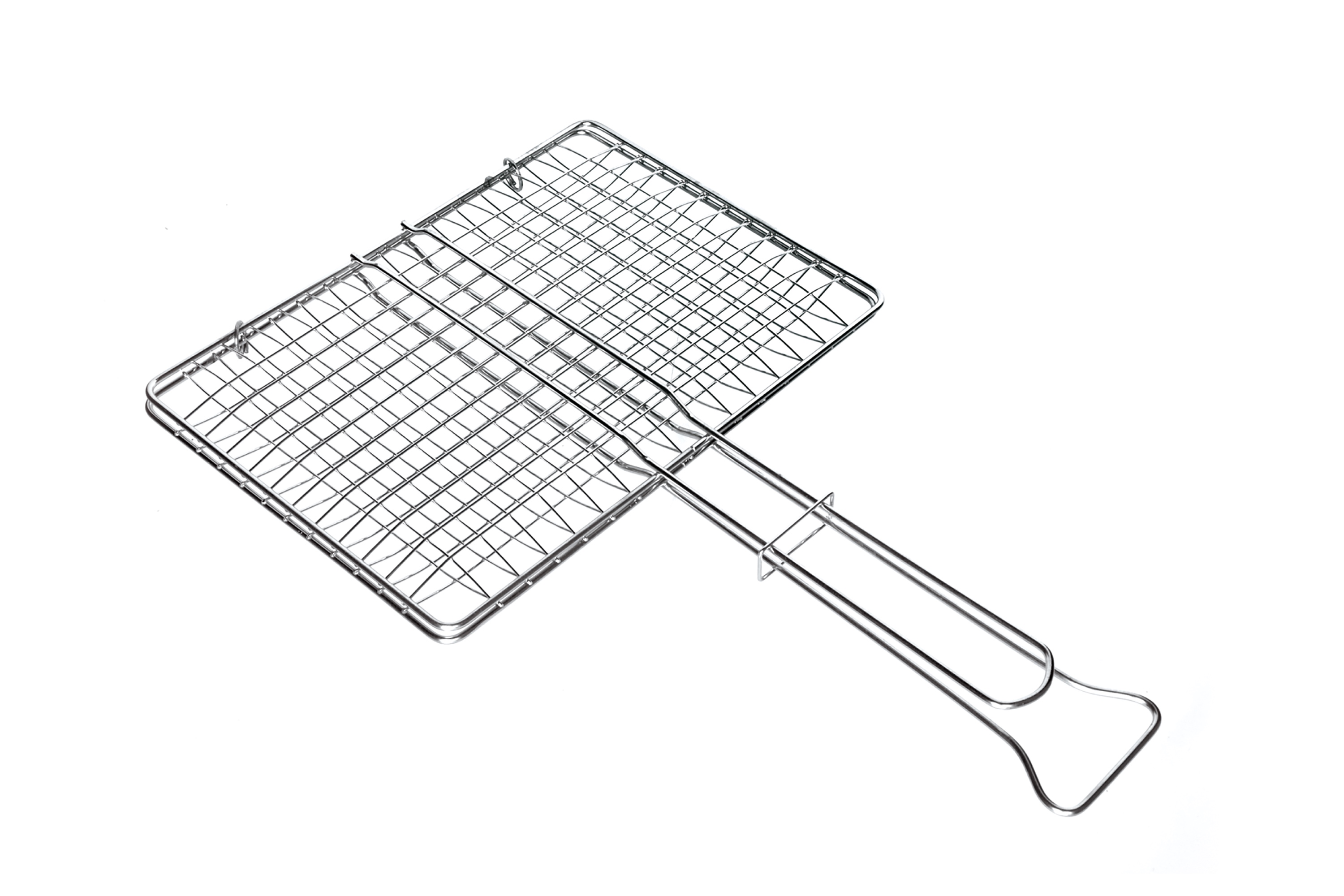 Grillrist, forkromet jern, 27x37 cm