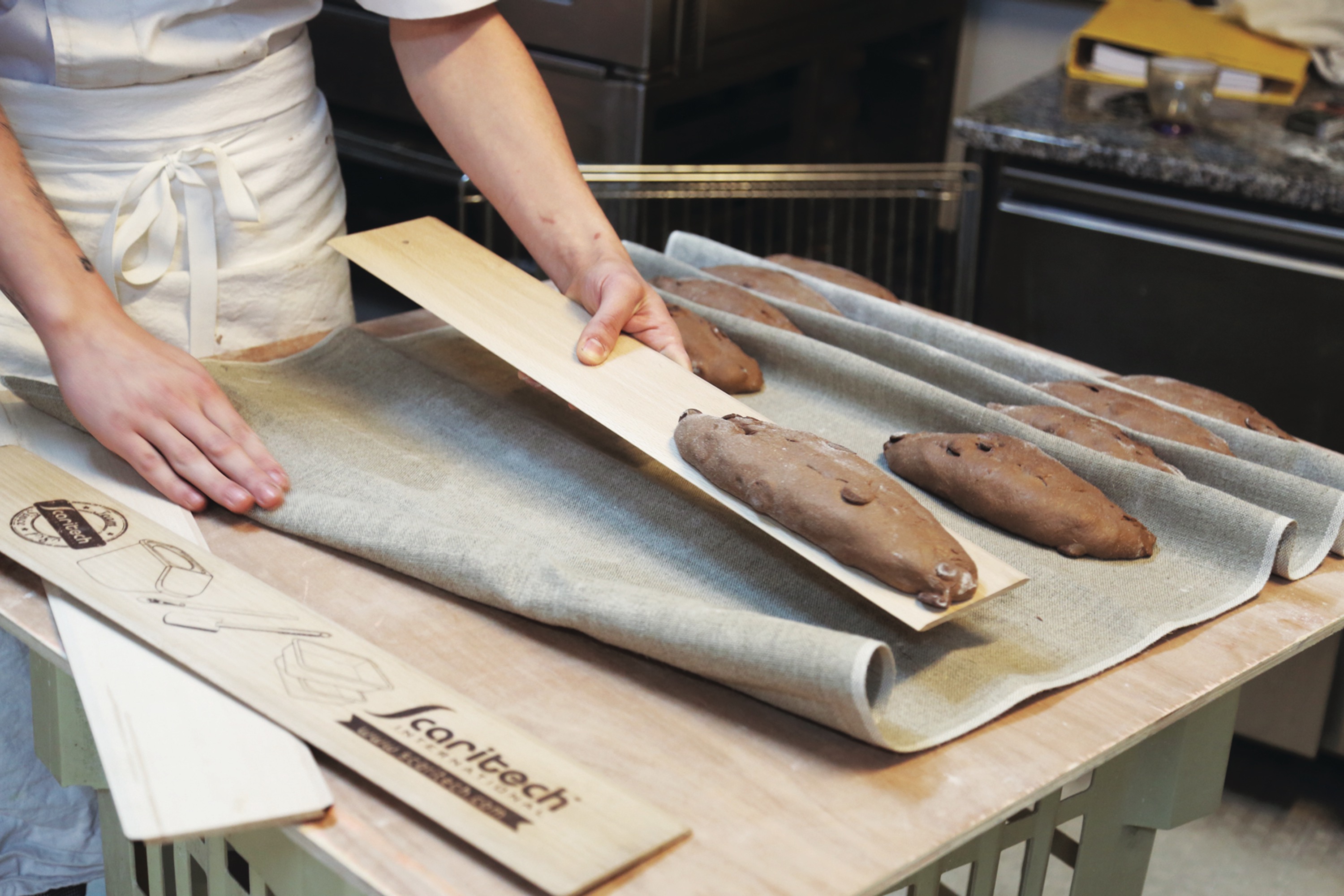 Vendebræt til baguette, bøgetræ