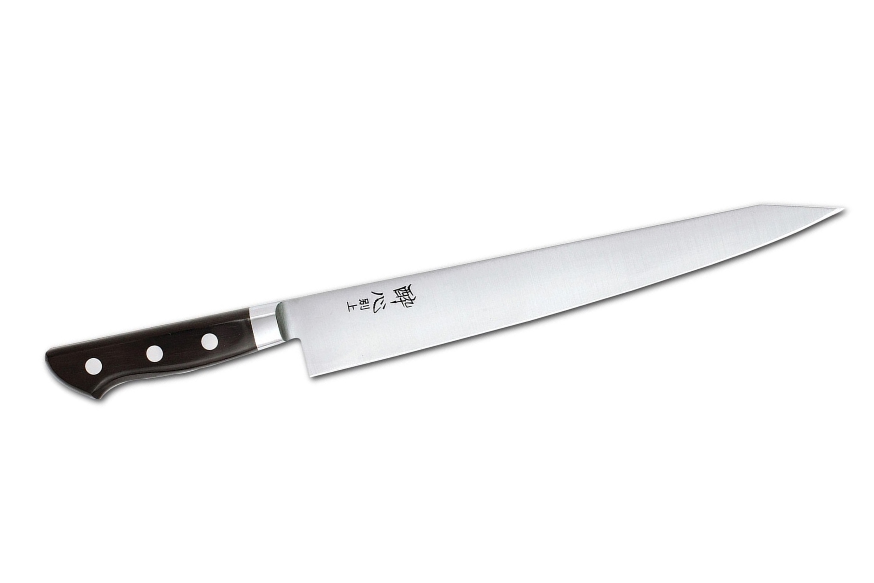 Kokke-/trancherkniv, Sujihiki, japansk karbonstål