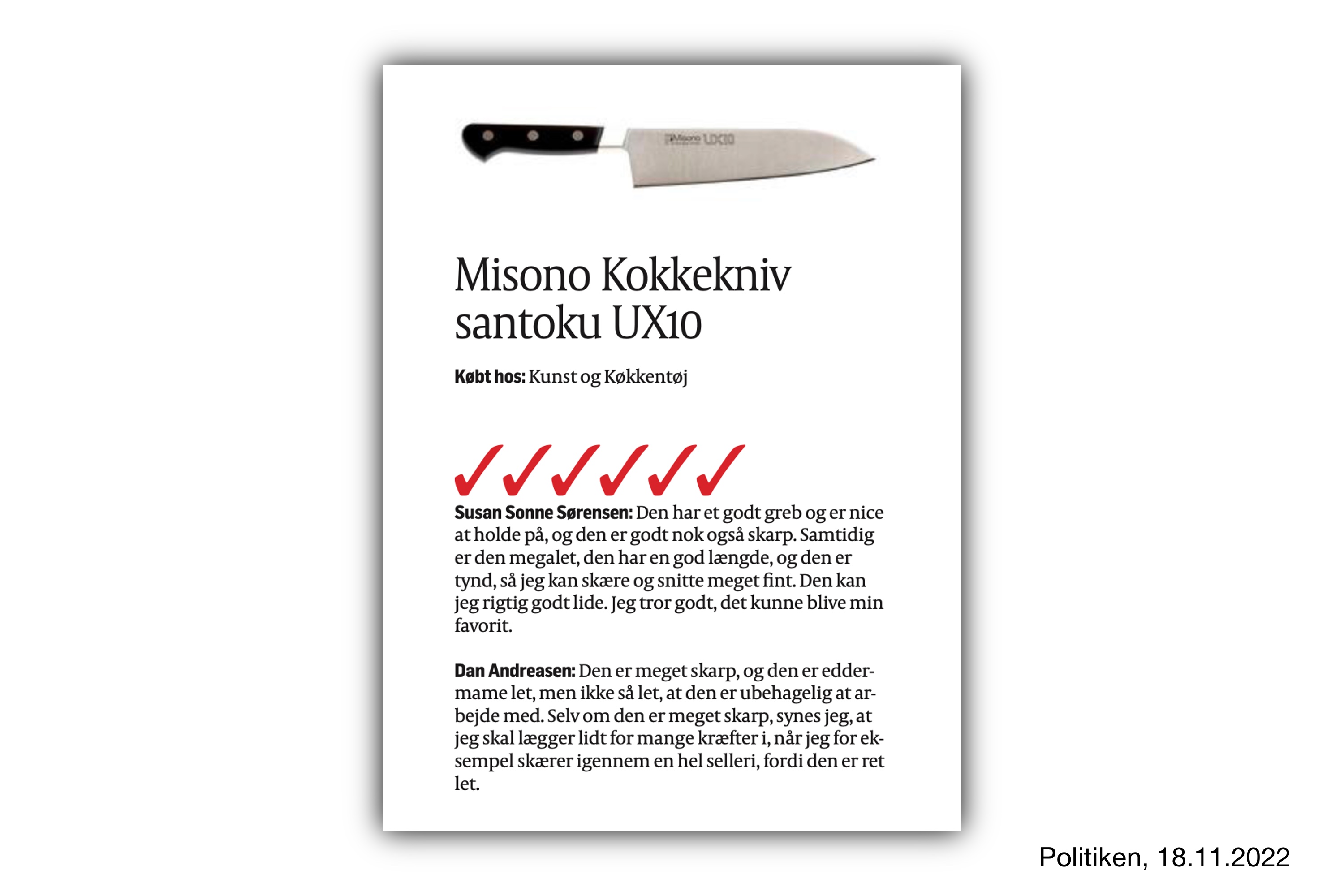 Kokke- og grøntkniv, Santoku