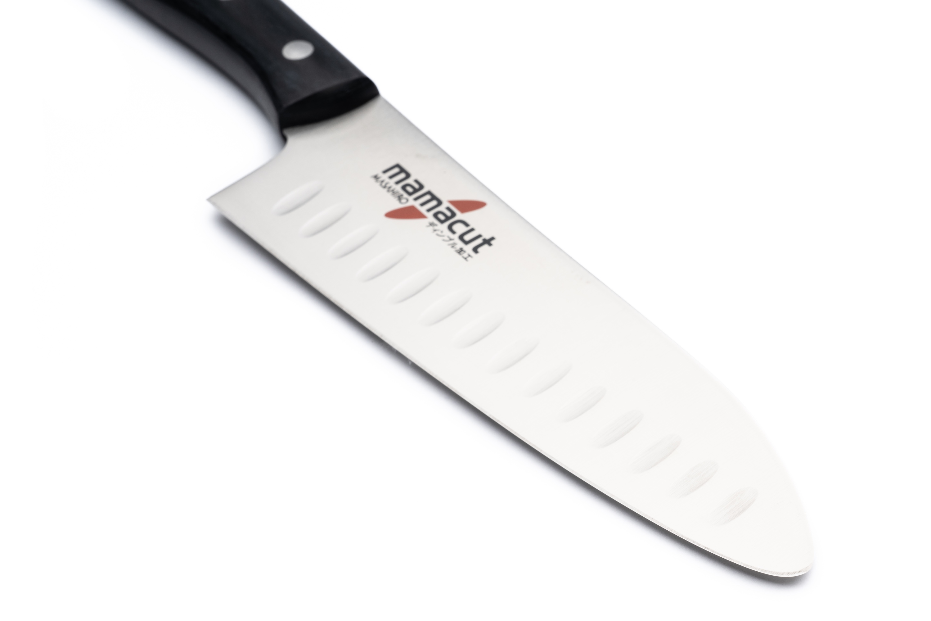 Kokke- og grøntkniv, Santoku, luftskær