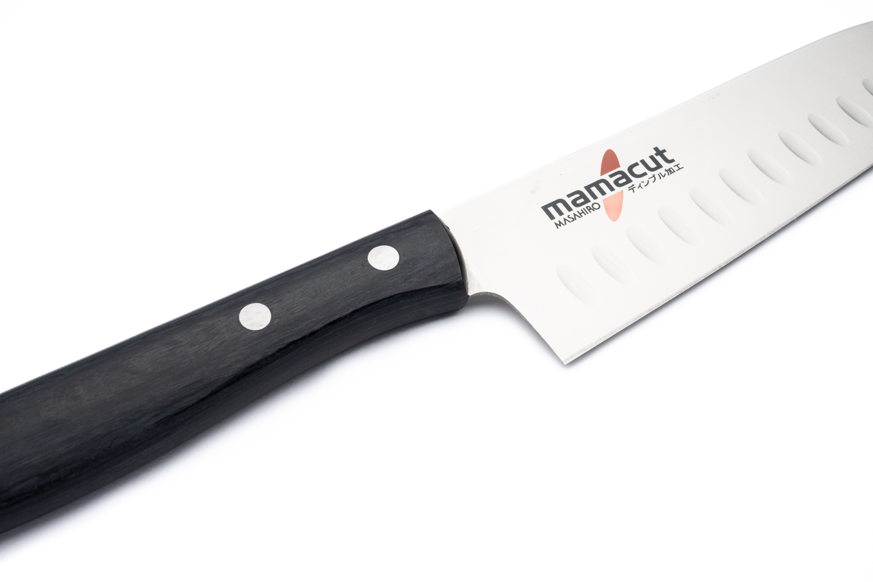 Kokke- og grøntkniv, Santoku, luftskær