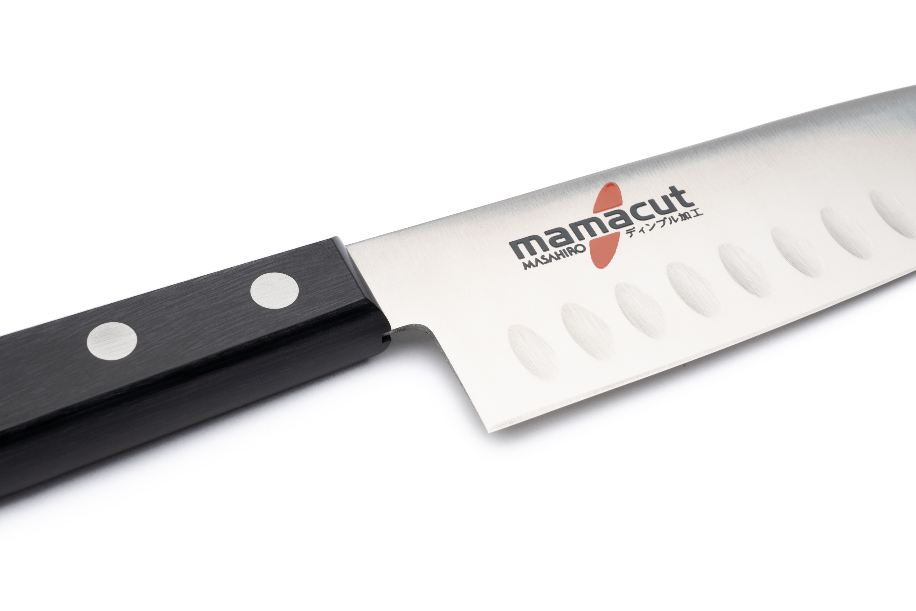 Kokke- og grøntkniv, Santoku, luftskær