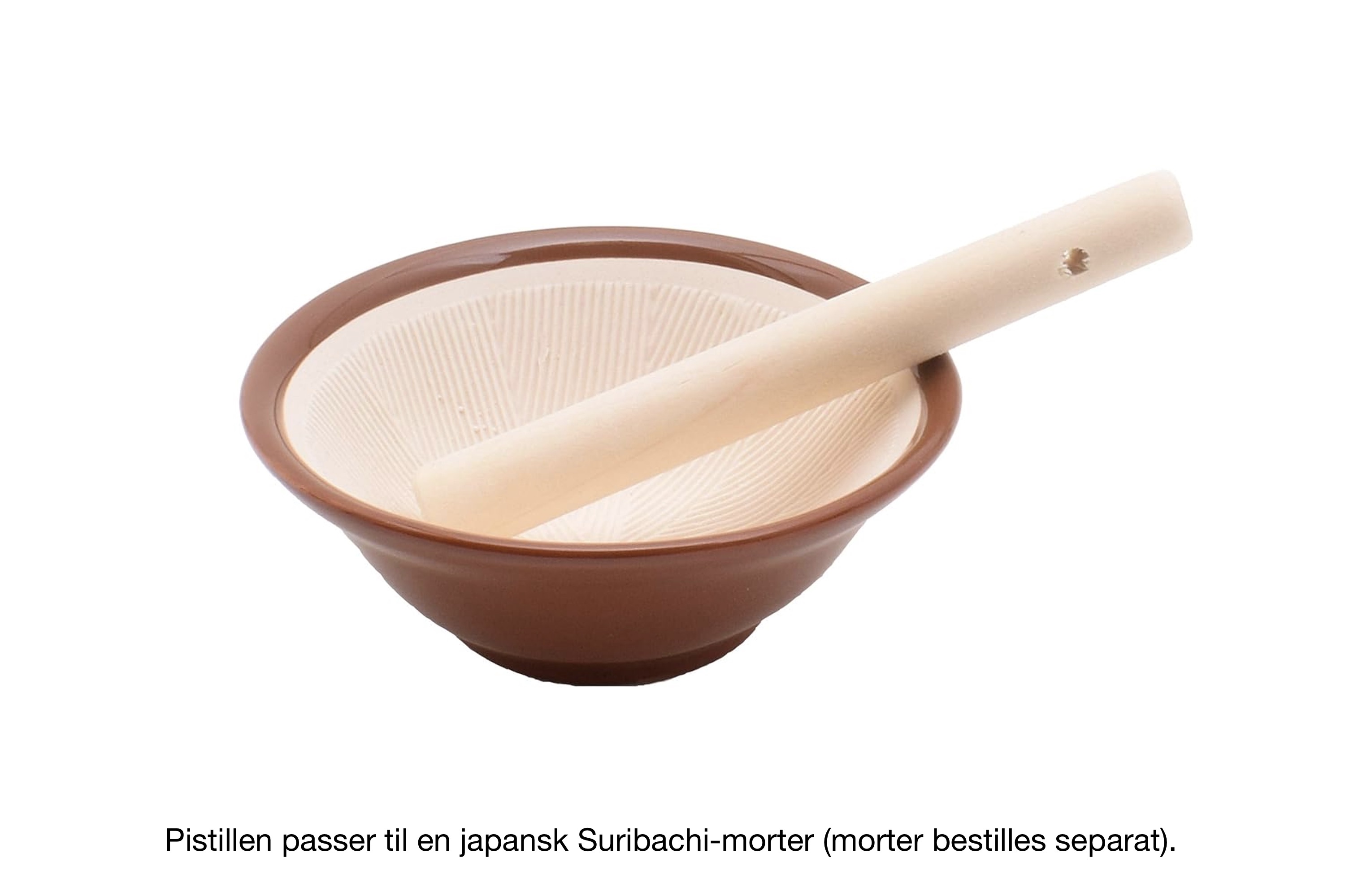 Pistil til Suribachi morter, træ