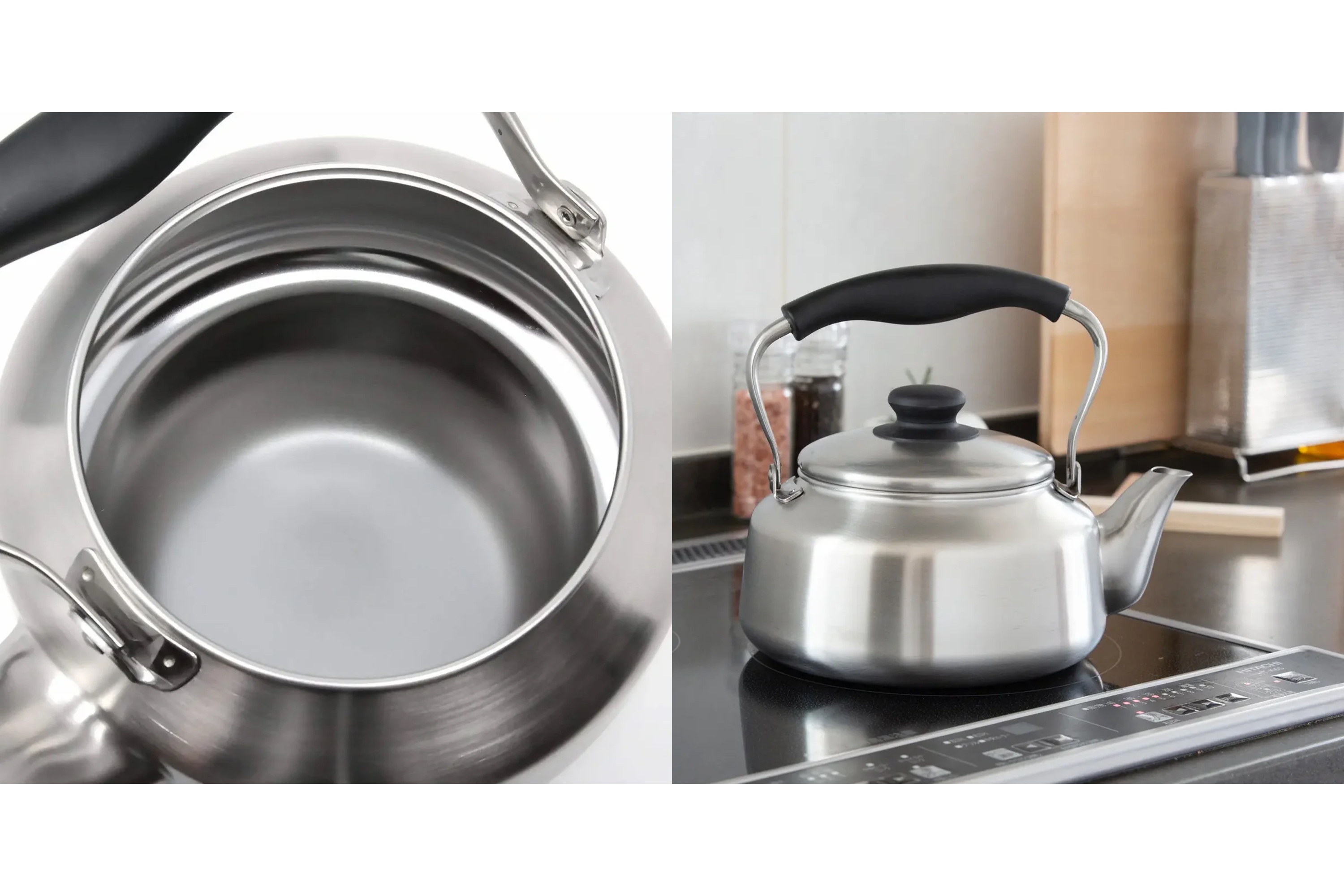 Kedel, børstet stål