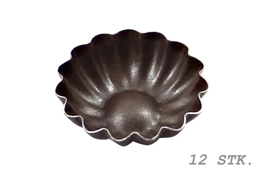 Petit four dome rund/kruset, 12 stk., Ø 4,5 cm