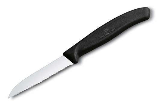 Bølgekniv, plastskæfte, 8 cm, Victorinox
