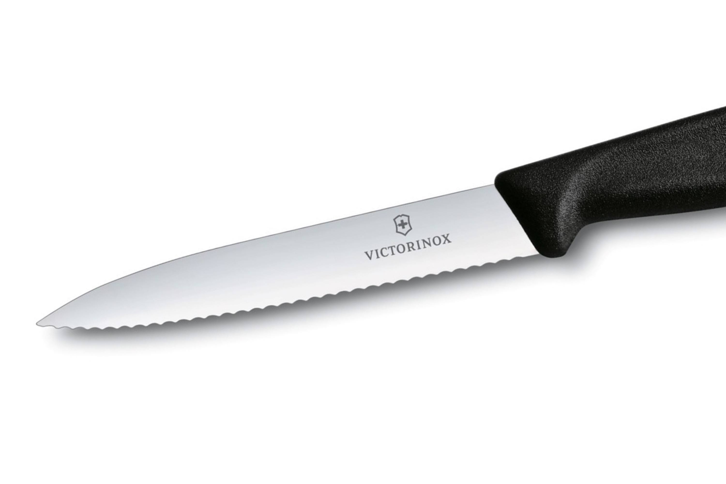 Bølgekniv, buet skær, plastskæfte