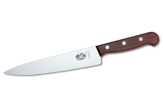 Bølgekniv, træskæfte