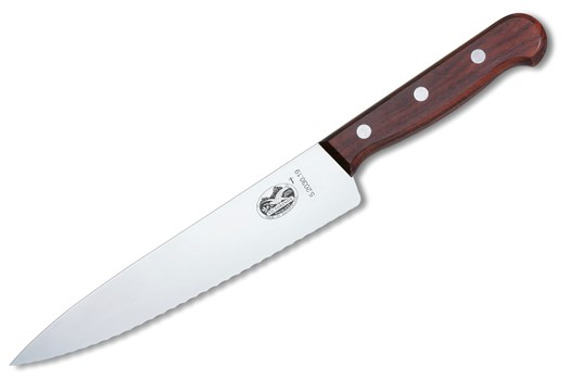 Bølgekniv, træskaft, 22 cm, Victorinox