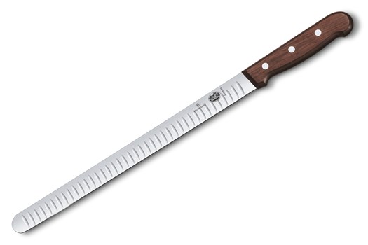 Laksekniv, træskaft,  luftskær, 30 cm, Victorinox