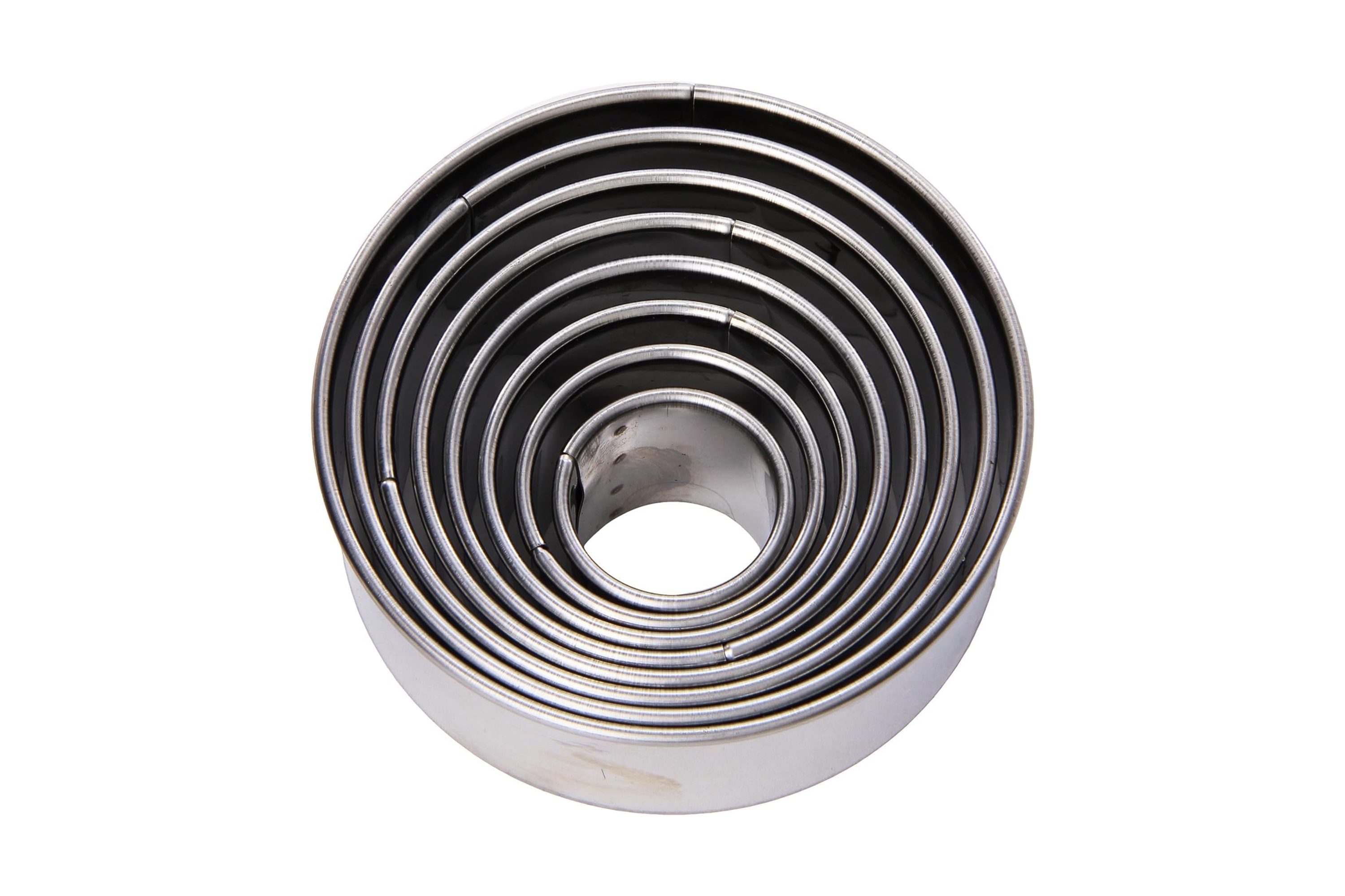 Udstikkersæt, rund, rustfrit stål (8 dele)