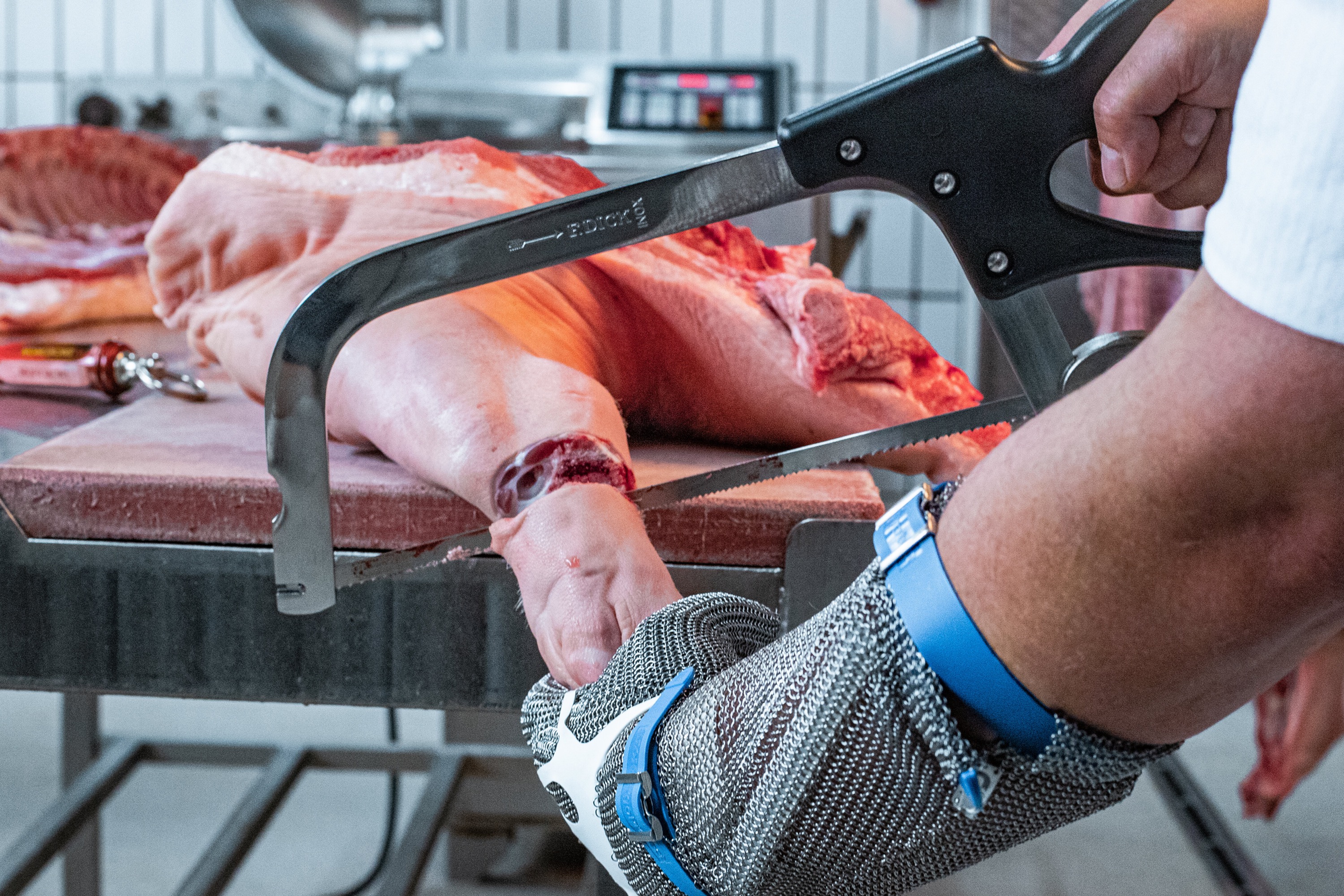 Kødsav, 35 cm, F. Dick