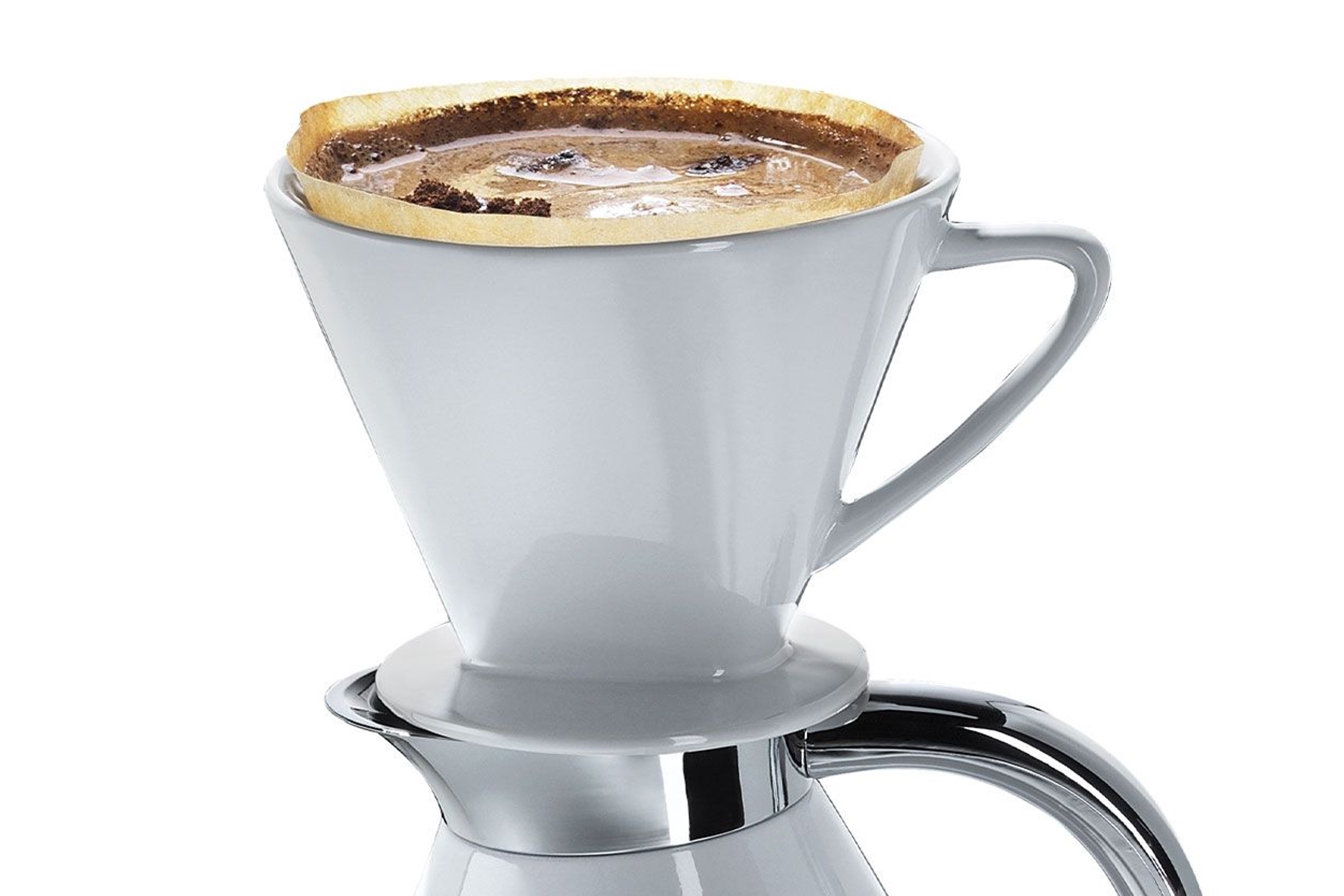 Kaffetragt med studs, str. 4, porcelæn