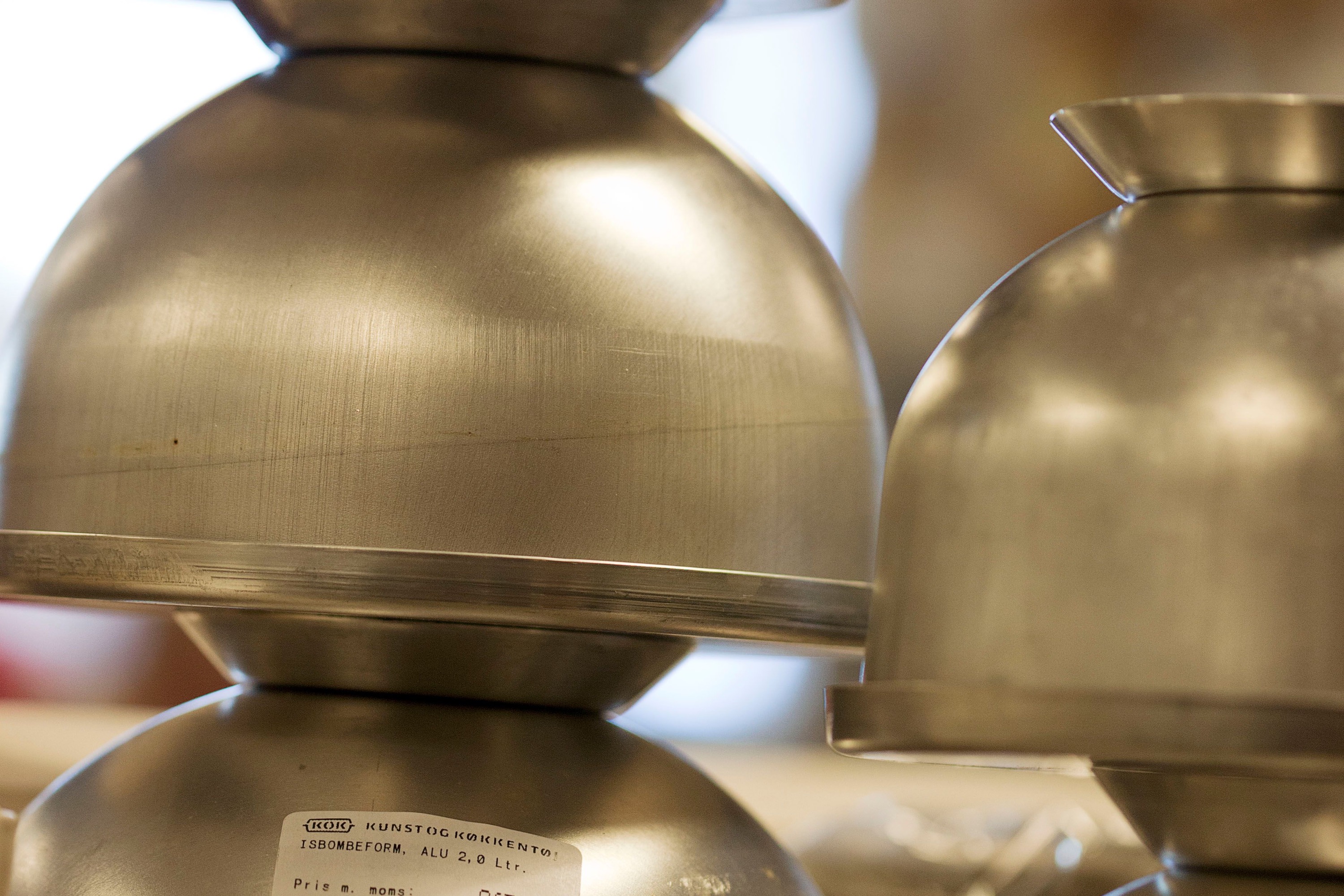 Isbombeform, aluminium