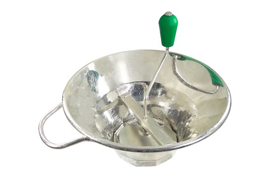 Purémølle med 3 riste, fortinnet jern