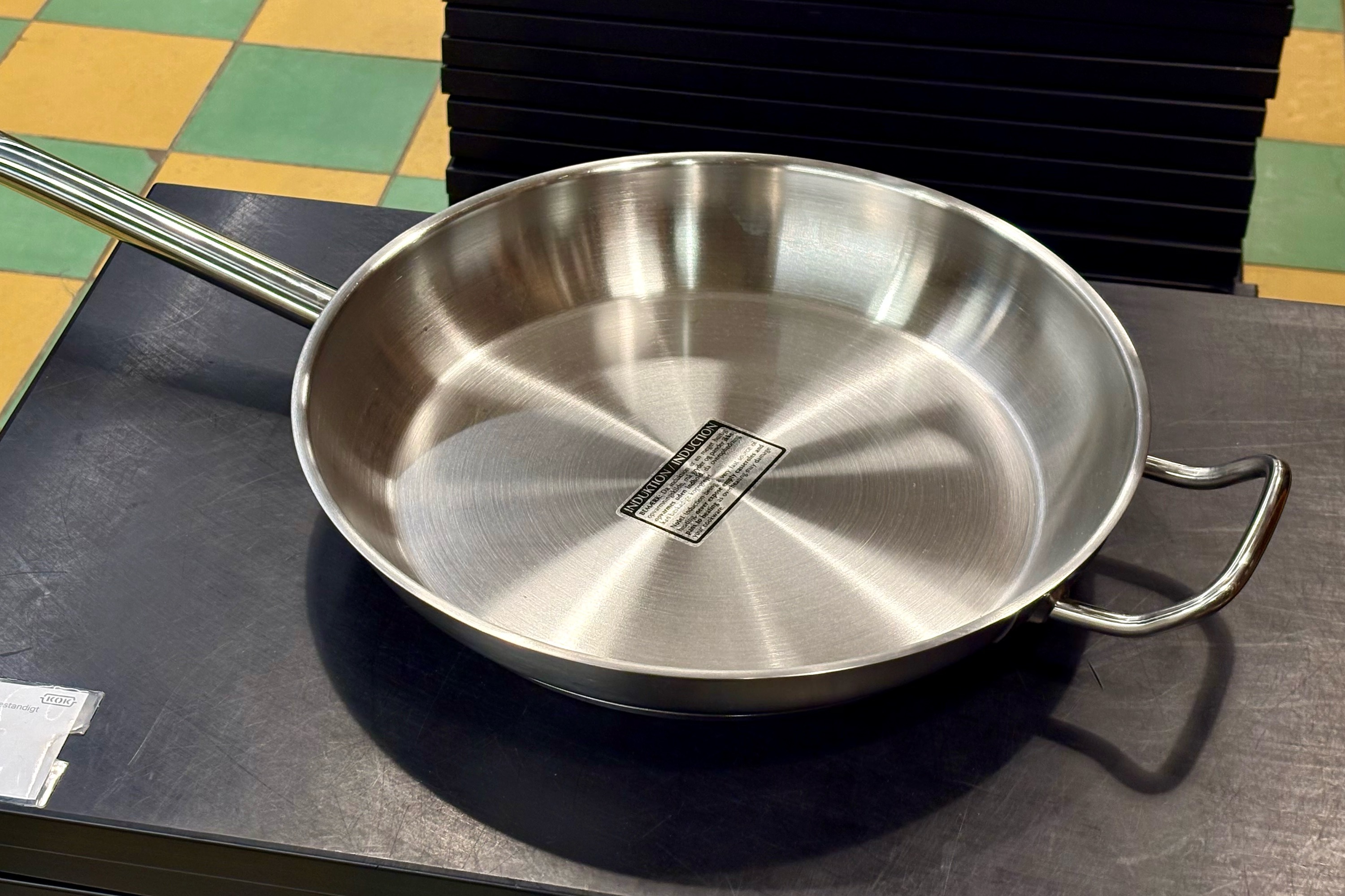 Pande, ekstra håndtag, stål