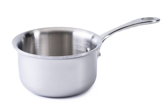 Kasserolle til servering (smørnæb), stål