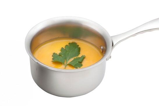 Kasserolle til servering (smørnæb), stål