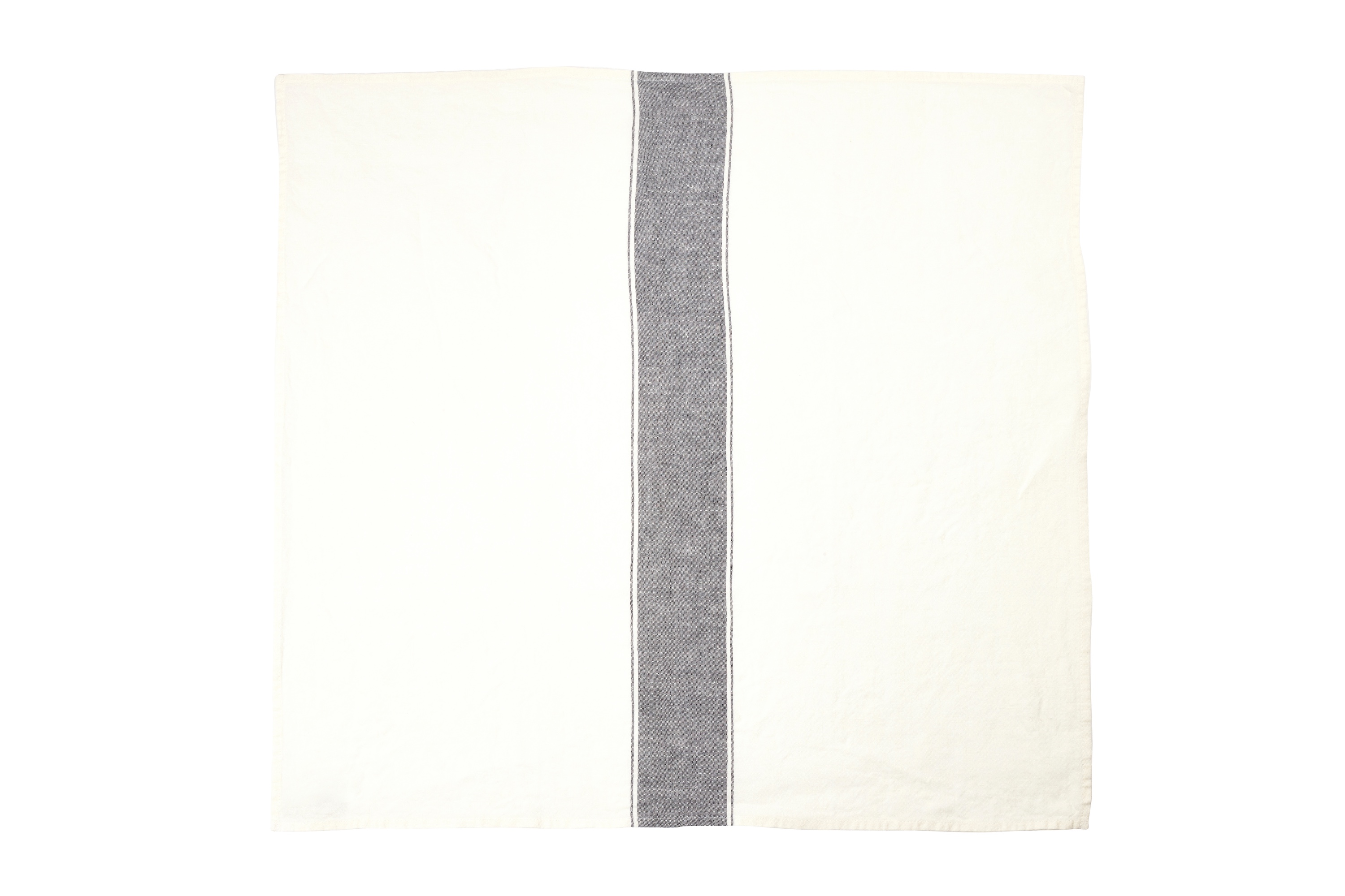 Viskestykke, Ajaccio, natur/sort, hør (1 stk.)