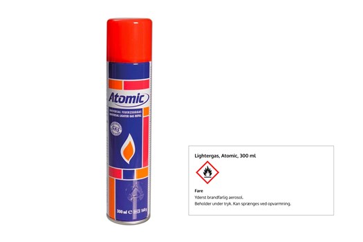 Gasdåse, lightergas til Rekrow gasbrænder