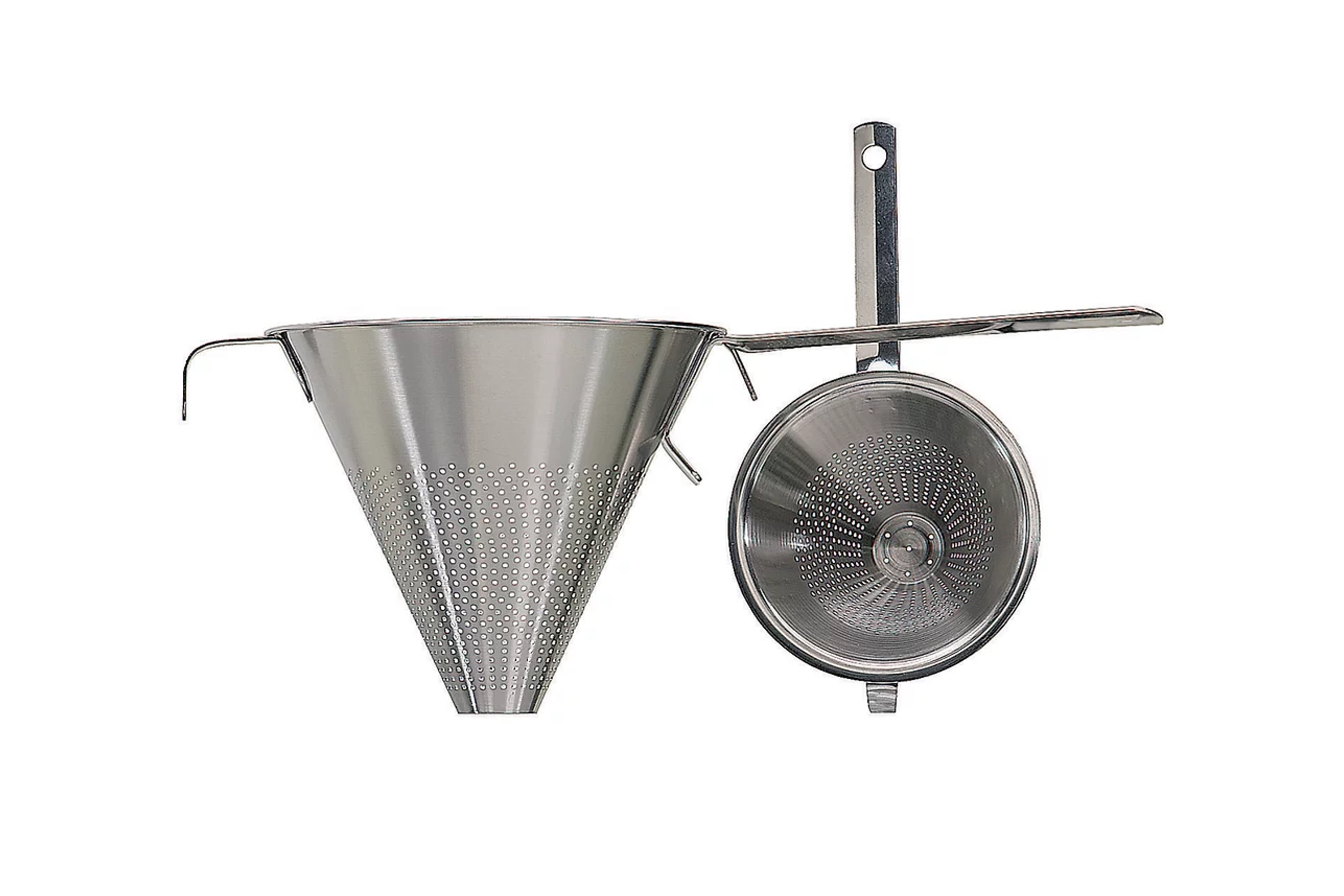 Spidssigte, fast, rustfrit stål