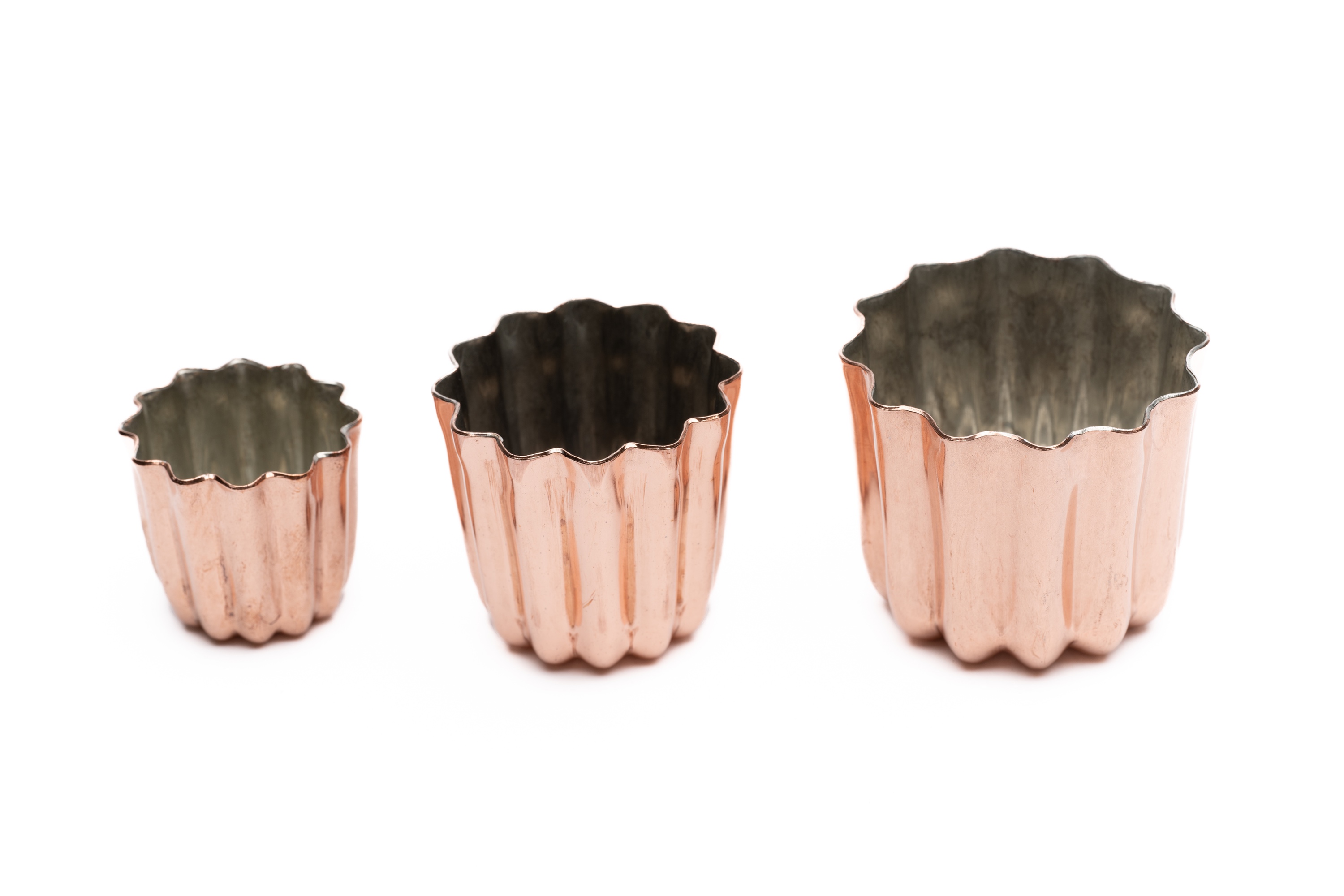 Canelé bageform, kobber