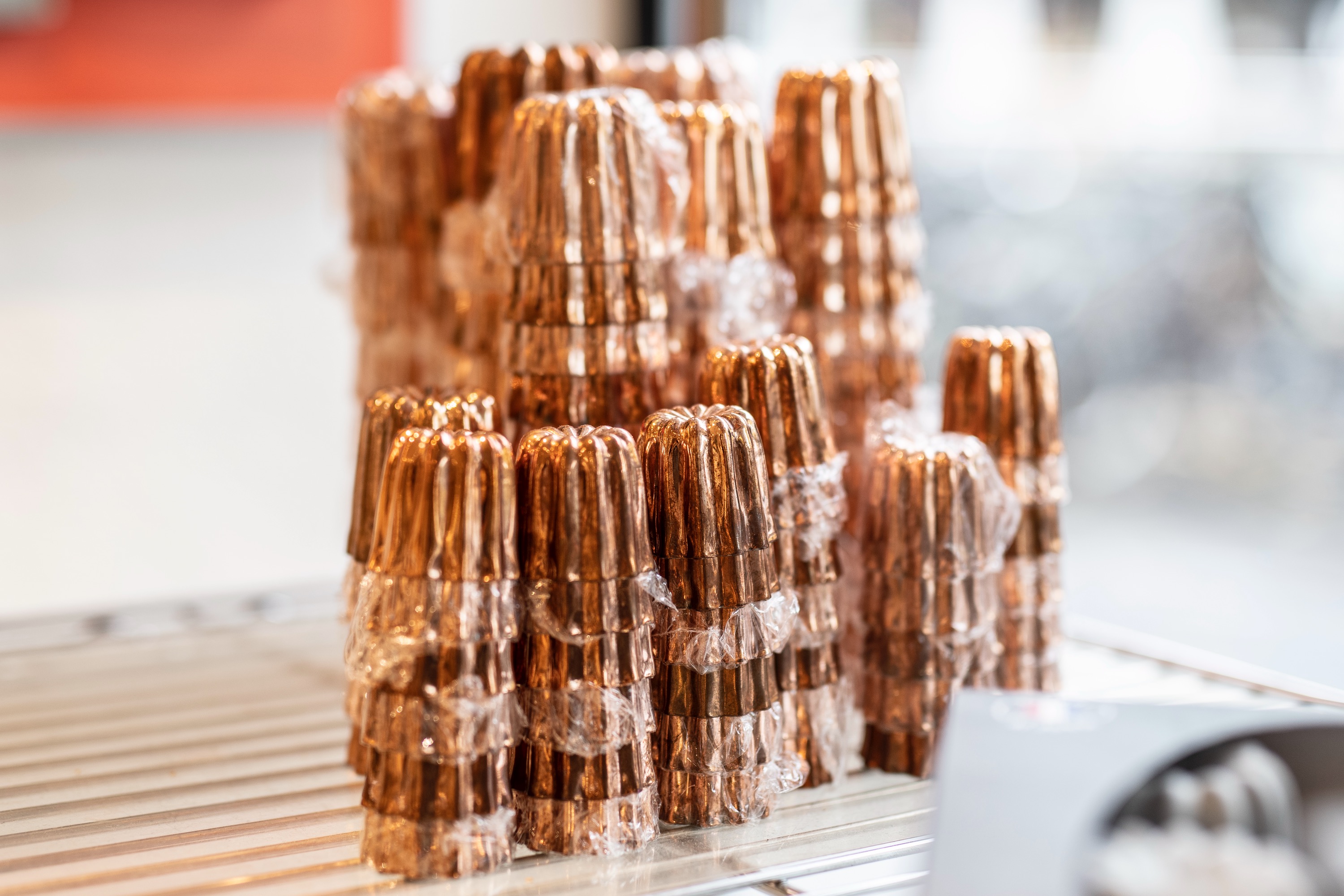 Canelé bageform, kobber