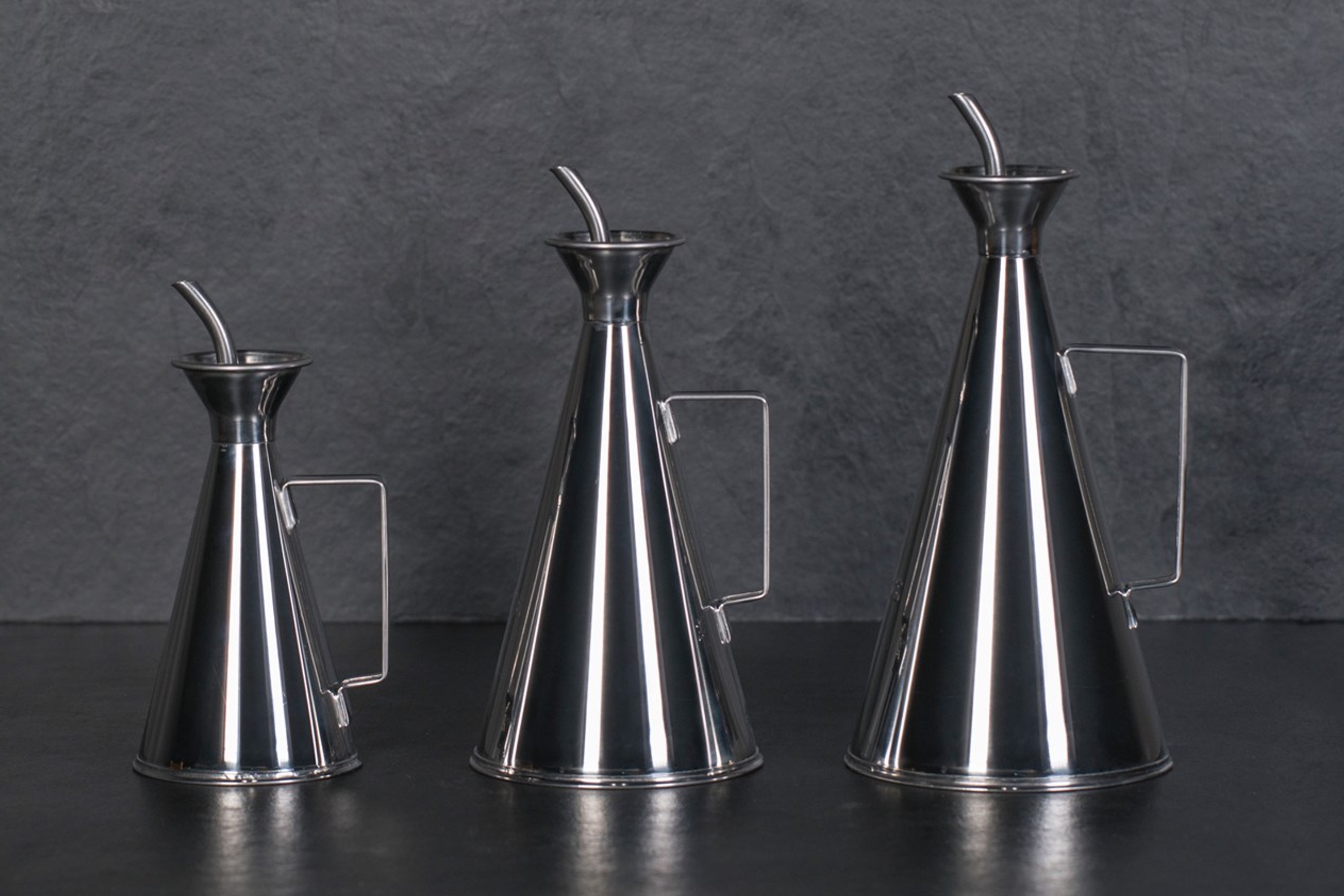 Oliekande, rustfrit stål