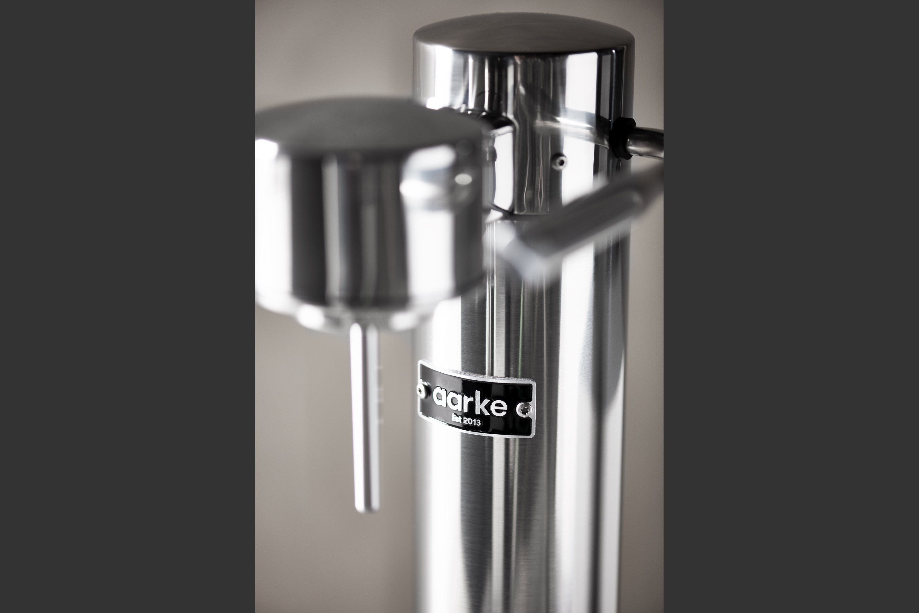 Kulsyremaskine, Aarke Carbonator 3, poleret stål