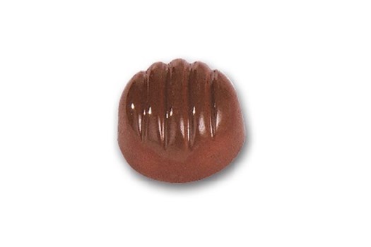 Chokoladeform, rund med riller, Ø 29 mm, 40 stk.