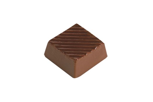 Chokoladeform, kvadratisk riflet, L 28 mm, 28 stk.