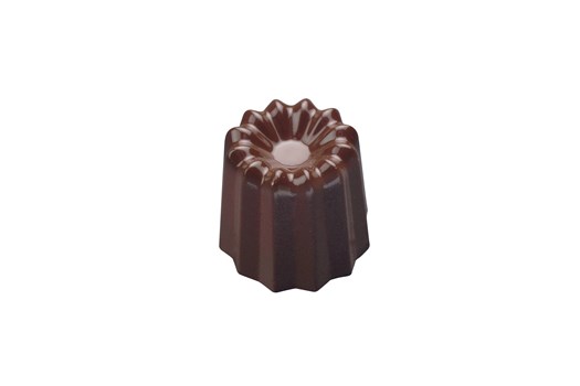 Chokoladeform, canelé, Ø 30 mm, 40 stk.