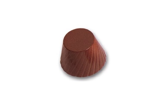 Chokoladeform, kegle m. riller, 32 stk.