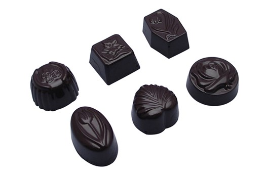 Chokoladeform nr. 12603, 6 varianter, 36 stk.