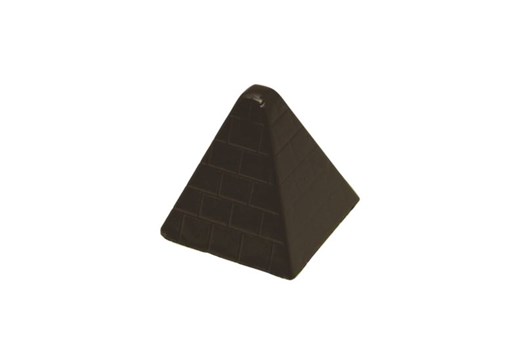 Chokoladeform, pyramide m. sten, 24 stk.
