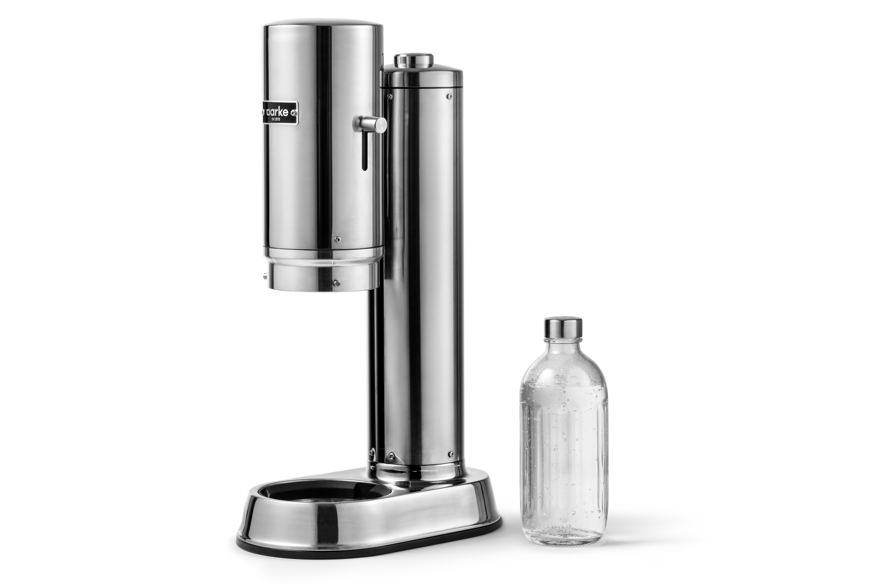 Kulsyremaskine, Aarke Carbonator Pro, poleret stål