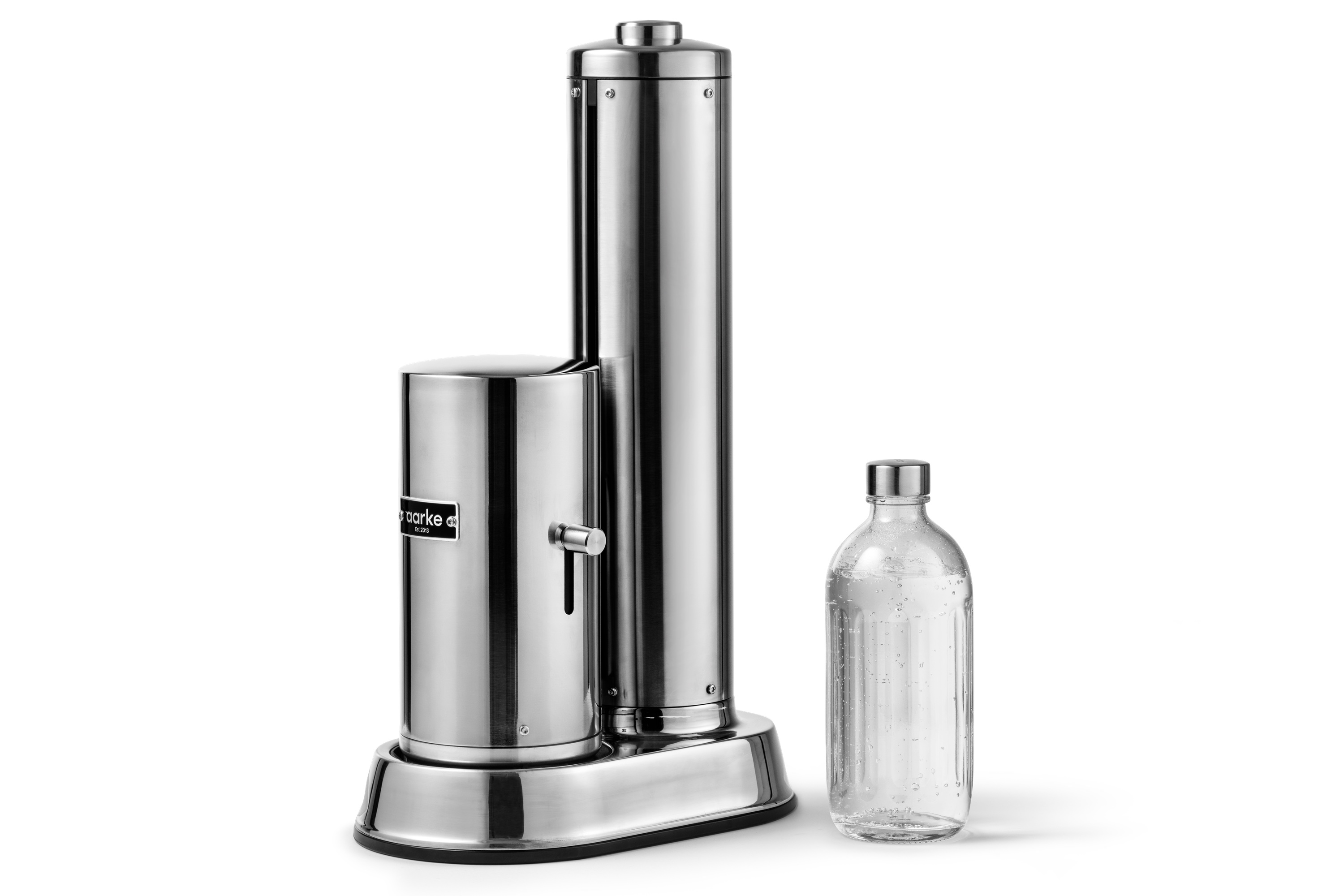 Kulsyremaskine, Aarke Carbonator Pro, poleret stål