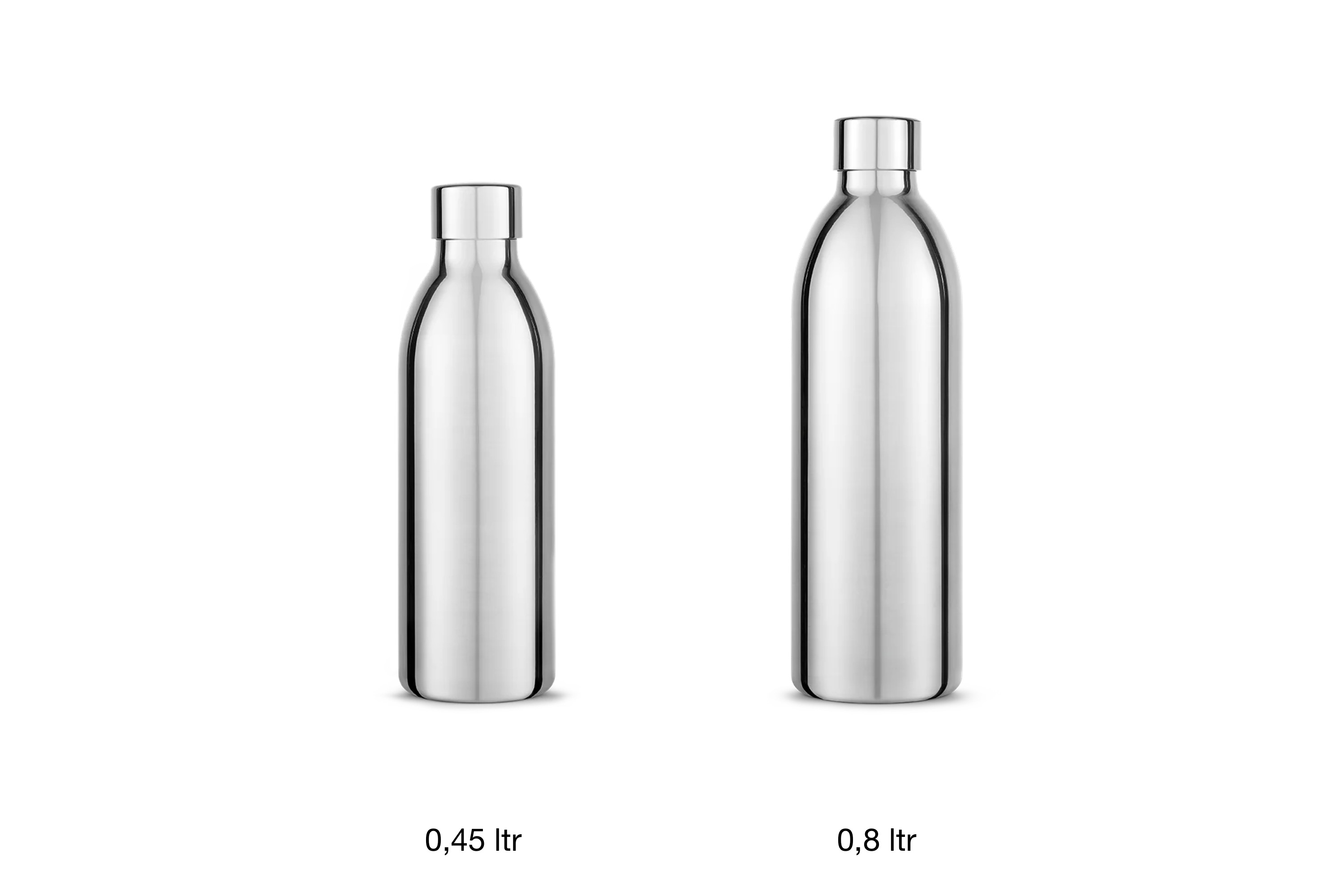 Vandflaske til Aarke Carbonator 3, stål