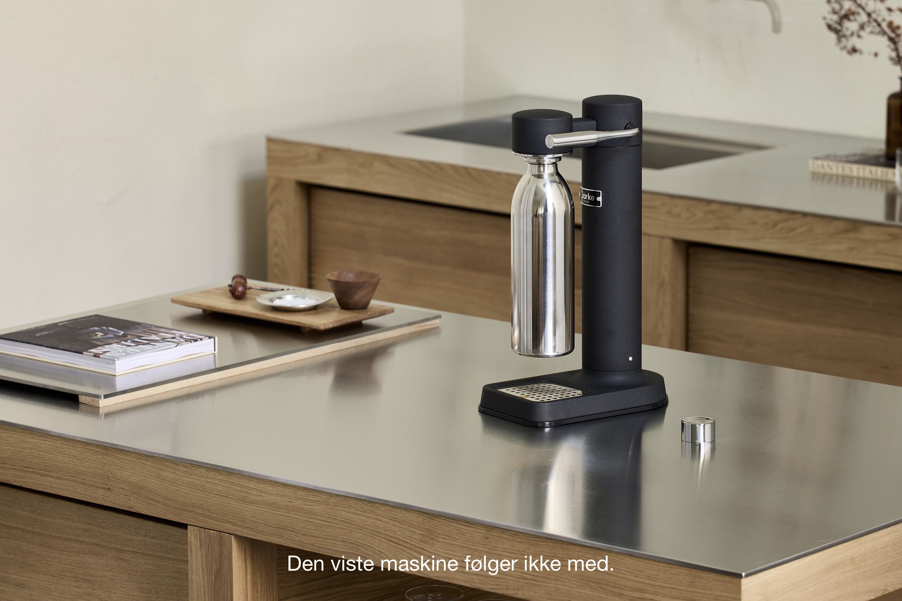 Vandflaske til Aarke Carbonator 3, stål