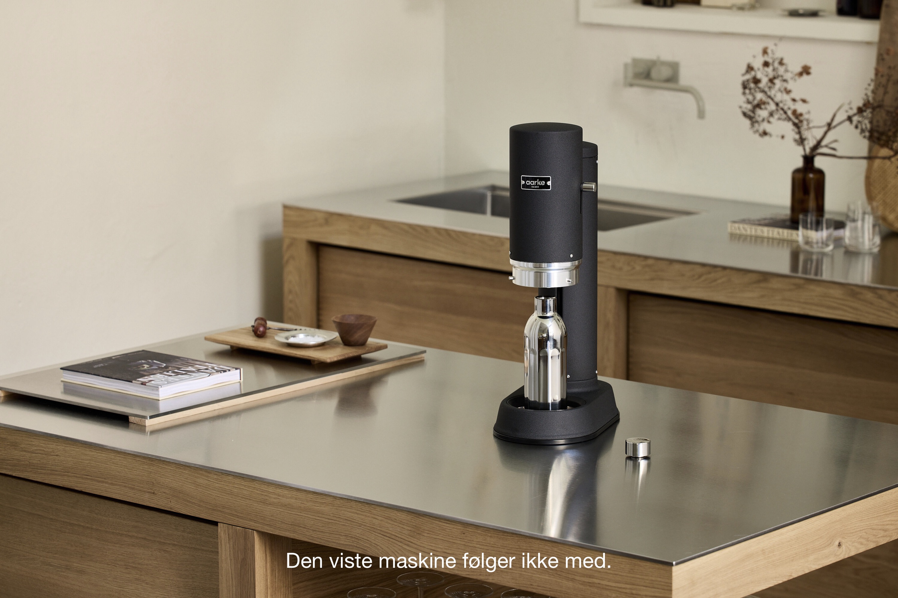 Vandflaske til Aarke Carbonator Pro, stål