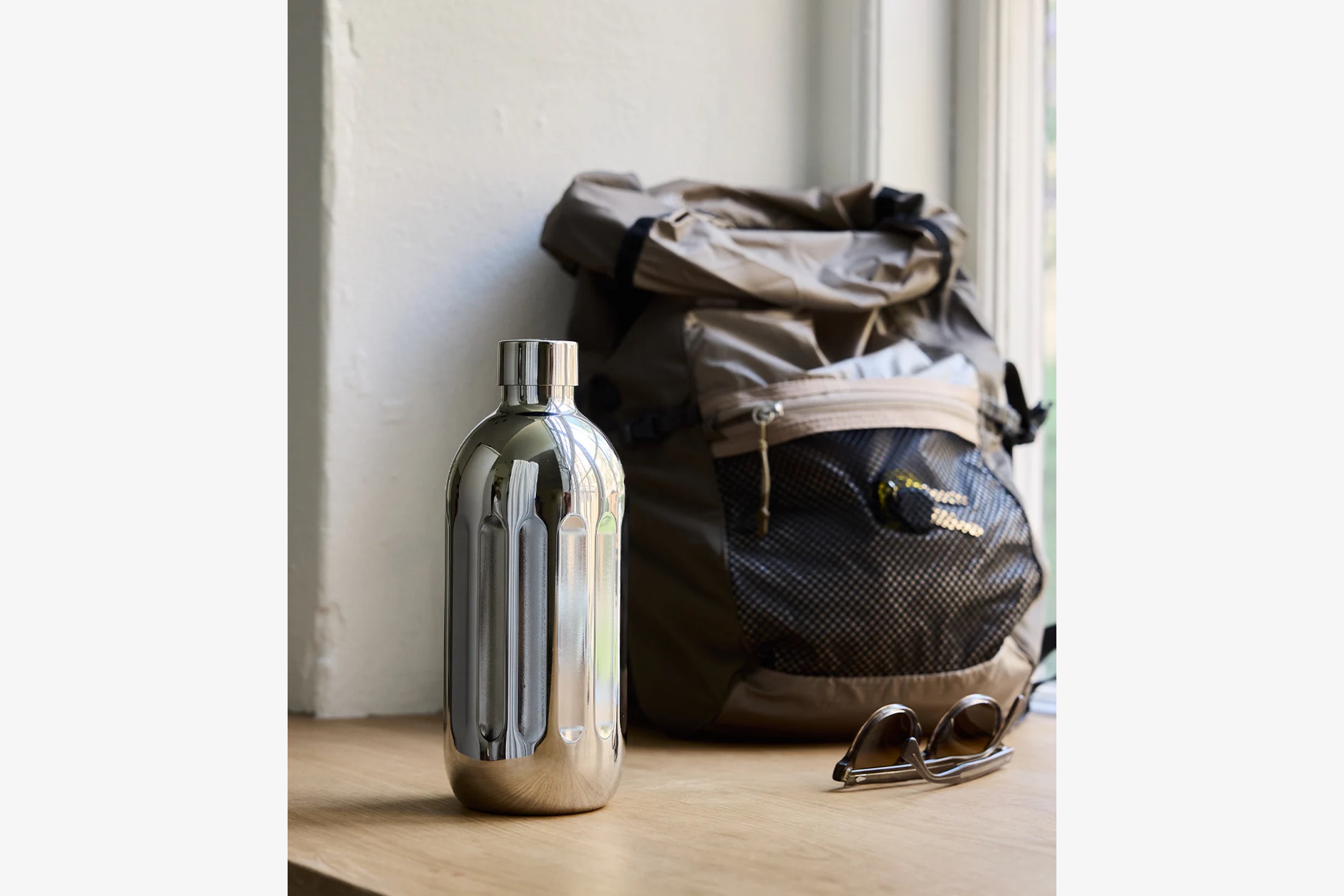 Vandflaske til Aarke Carbonator Pro, stål