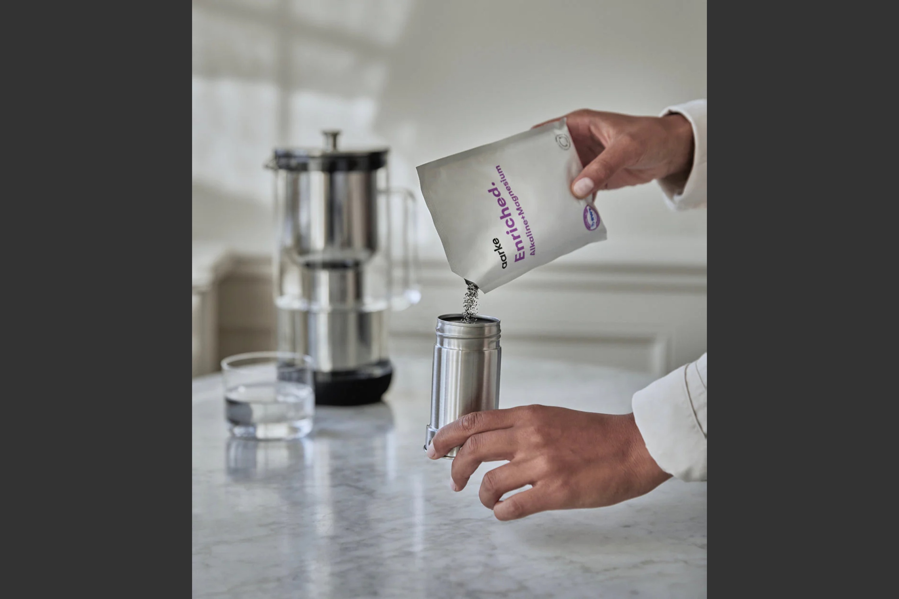 Granulat til vandfilter, magnesium, Aarke Enriched