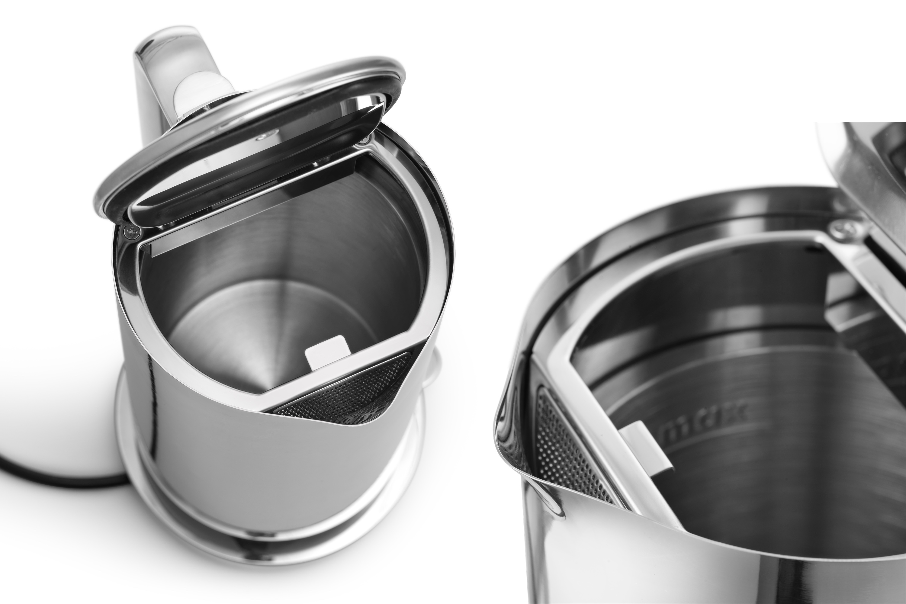 Elkedel, Aarke Kettle, poleret stål